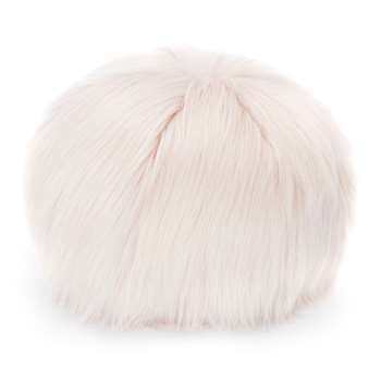 Evelyne Prélonge - Faux Fur Snowball Cushion - Himalaya Blush - Extra Large (Diameter 32cm)