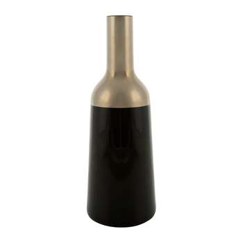 A by Amara - Ellis Island Vase - Black (38 x 13cm)