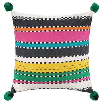 A by Amara - Regale Pom Pom Cushion (H50 x W50cm)
