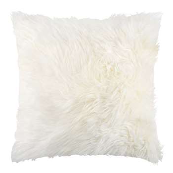 A by Amara - Sheepskin Cushion - Ivory (H45 x W45cm)