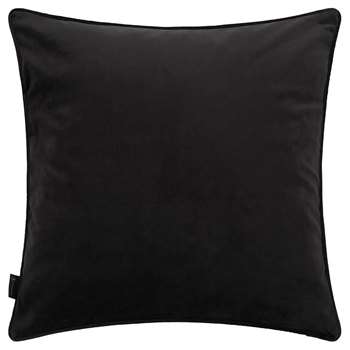 A by Amara - Velvet Cushion - Black (H45 x W45cm)