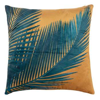 AGUAJE Orange Foliage Print Cushion Cover (H40 x W40cm)
