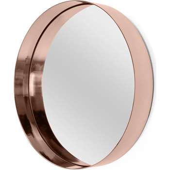 Alana Round Mirror, Copper (Diameter 50cm)