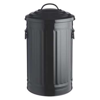 Alto Black kitchen bin 32L