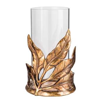 Amazonia Leaf Lantern - Medium (H26 x W15.5 x D15.5cm)