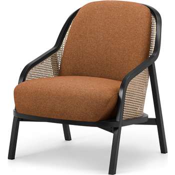 Anakie Accent Armchair, Dune Orange (H80 x W70 x D76cm)