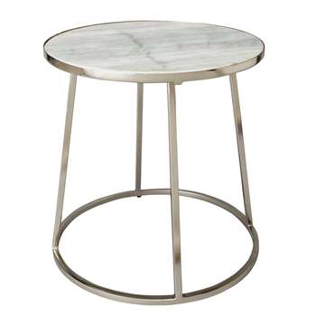 Argos Home Everyday Luxe Marble Top Table (H40.5 x W40.5 x D40.5cm)