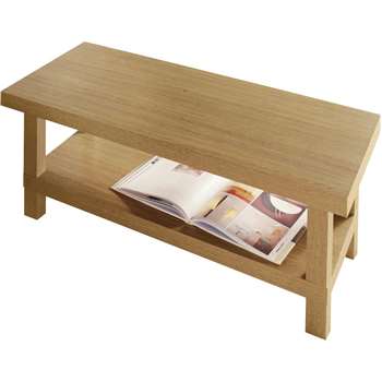 Argos Home - Stratford Chunky - Coffee Table - Oak Effect (H45 x W100 x D50cm)