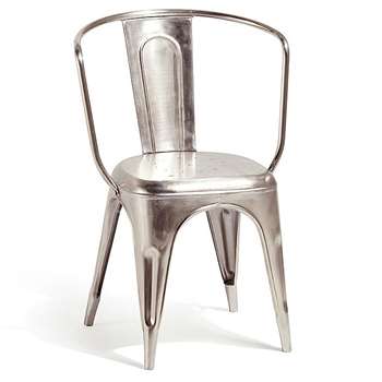 Artisan Metal Carver Chair (H83 x W40 x D40cm)