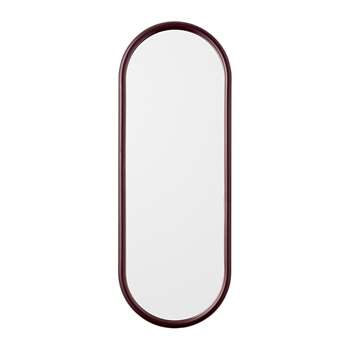AYTM - Angui Oval Mirror - Bordeaux (H78 x W29 x D2.5cm)