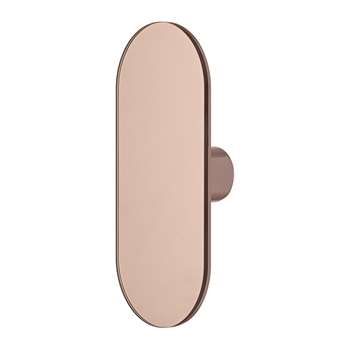 AYTM - Ovali Mirror Wall Hook - Rose (H16 x W4 x D7cm)