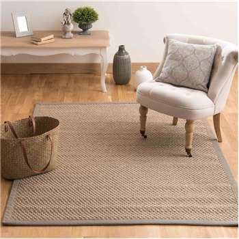BASTIDE sisal woven rug in beige (160 x 230cm)