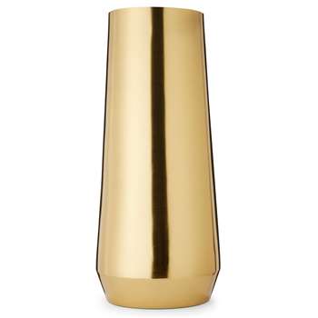 Beaumont Large Tapered Vase, Brass (H31 x W13 x D13cm)
