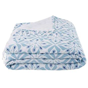 BELEM Cotton Fouta Beach Towel with Cement Tile Pattern (H100 x W200cm)