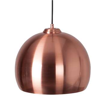 ZUIVER Big Glow Ceiling Light in Metallic Copper (Diameter 27cm)