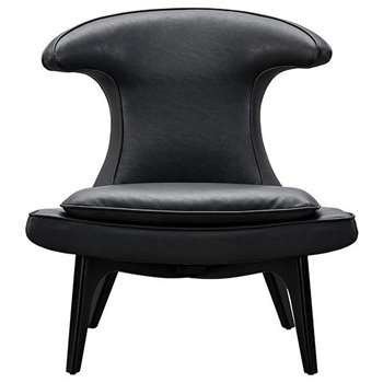 Bison Occasional Chair Black (H89 x W80 x D82cm)