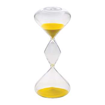 Bitossi Home - Hourglass Sand Timer - 30 Minutes - Yellow (H24 x W10 x D10cm)