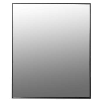 Black Rectangular Mirror (H120 x W100cm)