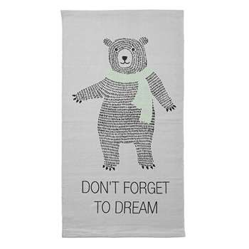Bloomingville - Big Bear Rug - 60x120cm - Cool Grey