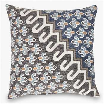 Blue Poppy Field Cushion (H50 x W50cm)