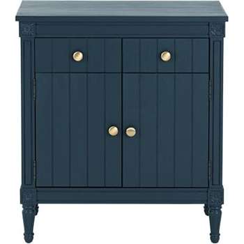 Bourbon Vintage Sideboard, Dark Blue (83 x 80cm)