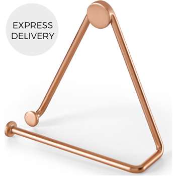 Bran Toilet Roll Holder, Copper (H16 x W18 x D6cm)
