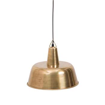 Dutchbone Brass Freak Pendant Lamp (H172 x W31 x D31cm)