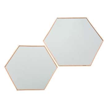 Broste Copenhagen - Odin Mirrors - Set of 2 - Copper