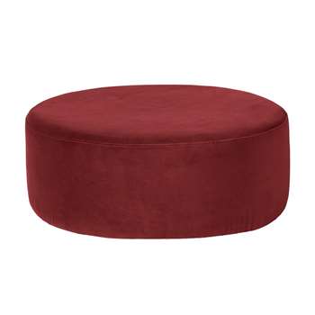 Broste Copenhagen Wind Pouffe - Wild Ginger (H30 x W82 x D82cm)