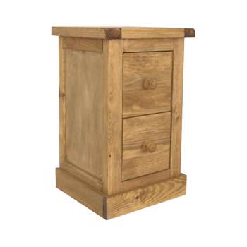 Cabinet Bits 2 Drawer Bedside with Legs 56 x 35cm