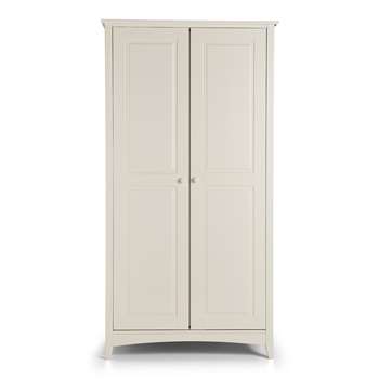 Cameo 2 Door Wardrobe in White By Julian Bowen 182 x 94cm