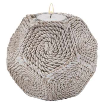 Cape Cod Hex Votive (H10 x W14 x D14cm)