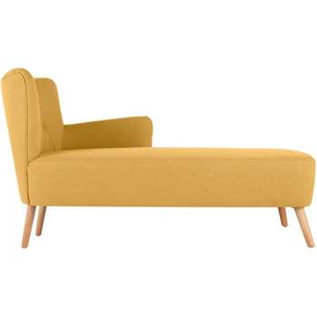 Charley Right Hand Facing Chaise, Yolk Yellow (79 x 146cm)