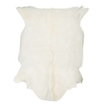 Chyangra Goat Hair Rug - Albino (60 x 90cm)