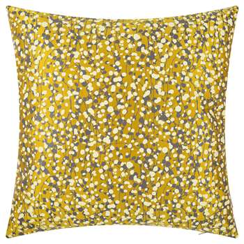 Clarissa Hulse - Garland Cushion - 45x45cm - Turmeric/Storm