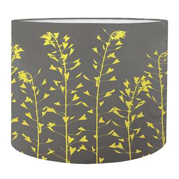 Clarissa Hulse - Heart Grasses Lamp Shade - Storm/Sulphur (24 x 31cm)