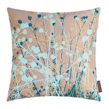 Clarissa Hulse - Mystras Cushion - Kingfisher/Peacock/Duck Egg/Gold (45 x 45cm)