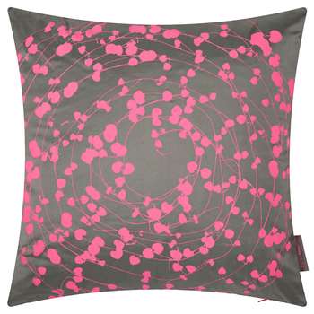 Clarissa Hulse - Spiral Cushion - Storm/Neon (H45 x W45cm)