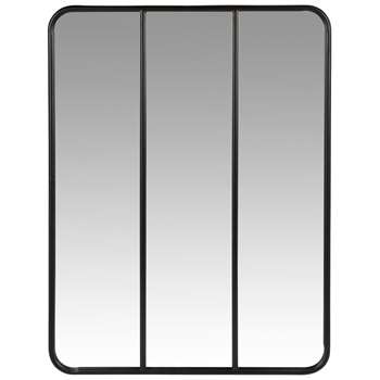 COLBY - Black Metal Mirror (H81 x W60 x D2cm)
