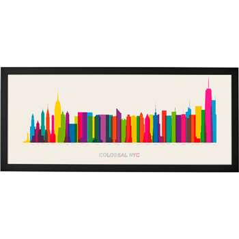 Colossal NYC, Framed Print (30 x 70cm)