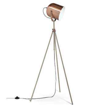 Pinero Tripod Floor Lamp, Copper (150 x 60cm)
