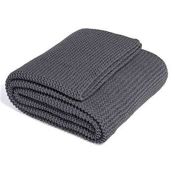 Dimus Throw In Anthracite (130 x 240cm)