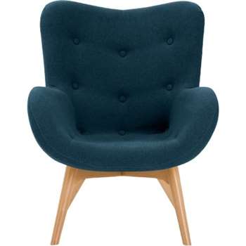 Doris Accent Chair, Shetland Navy (89 x 74cm)