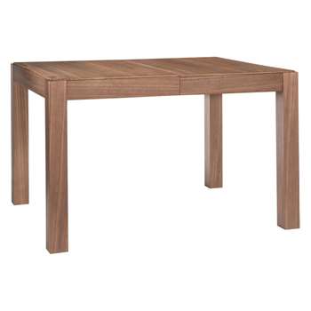 Drio 4-10 seat walnut extending dining table (75 x 120-240cm)