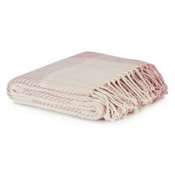 Dylan Blush Throw (150 x 200cm)
