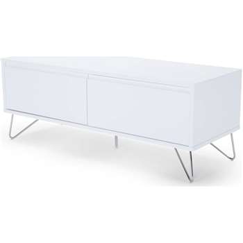 Elona Media Unit, White Gloss (45 x 120cm)