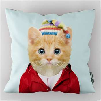 Evermade Zoo Portrait Cushion - Kitten (45cm x 45cm)