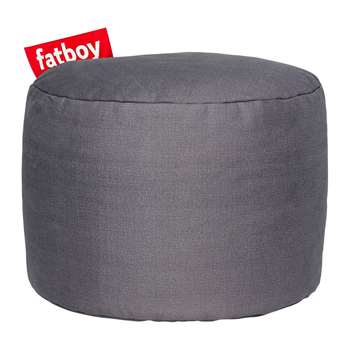 Fatboy - The Point Stonewashed Pouf - Dark Grey (H35 x W50 x D50cm)