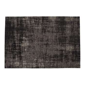 FEEL cotton rug in black 140 x 200cm