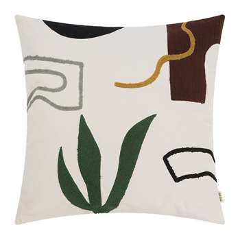 Ferm Living - Hand Woven Mirage Cushion - Cacti (H50 x W50cm)